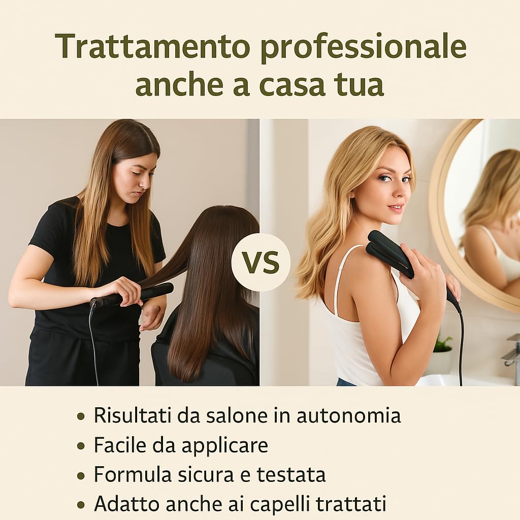 Lina Zapata LZ Laminado salon-results demonstrates professional-like smoothness at home.
