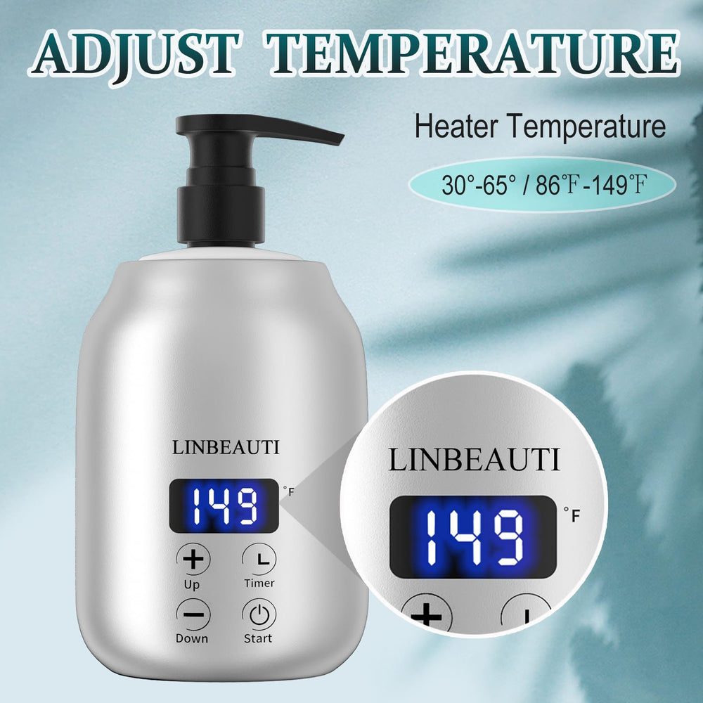 LINBEAUTI bottle dispensers being washed illustrates durable, reusable components for ongoing use