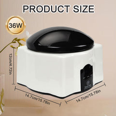 LINBEAUTI nail polish remover machine compact design with white finish