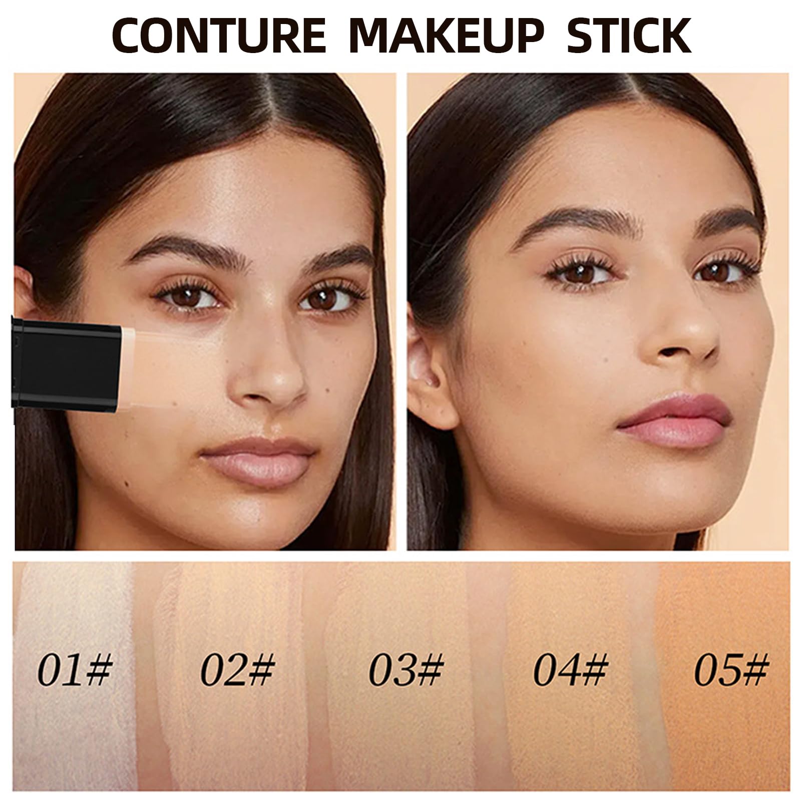 Lingyun Korean waterproof foundation stick provides all-day wear