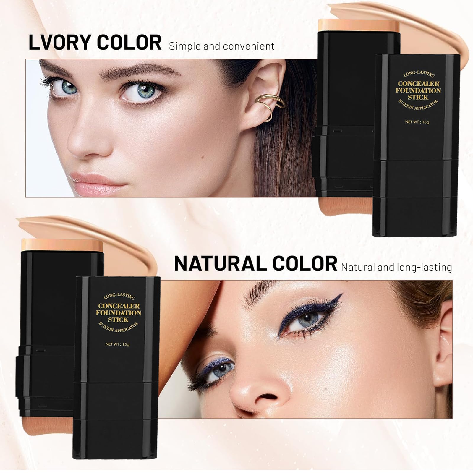 Lingyun portable design with curved brush follows facial contours
