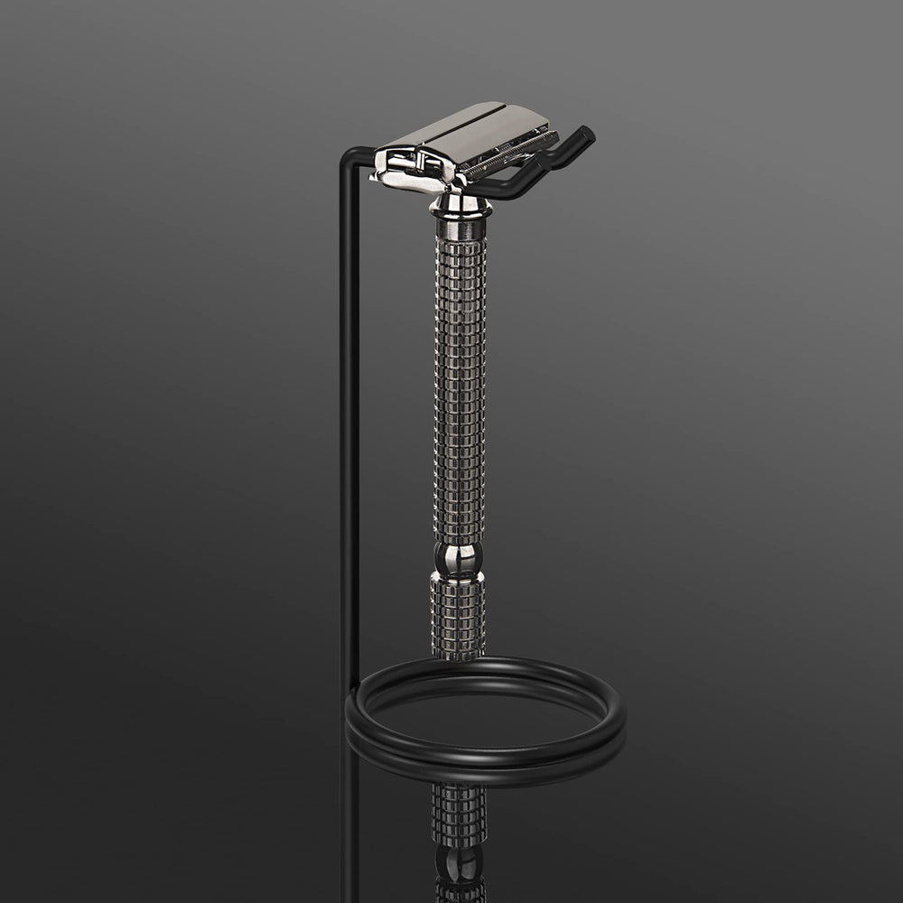Linkidea stainless steel stand fits 4.7-inch razors for compact countertop organization