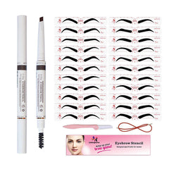 Linkinghome eyebrow pencil close-up of the 3D triangle tip for precise brow shaping.