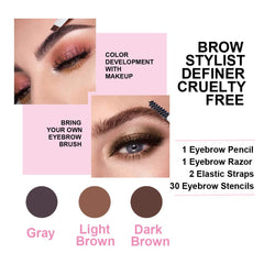 Linkinghome waterproof eyebrow pen shown in action resisting sweat for lasting color.
