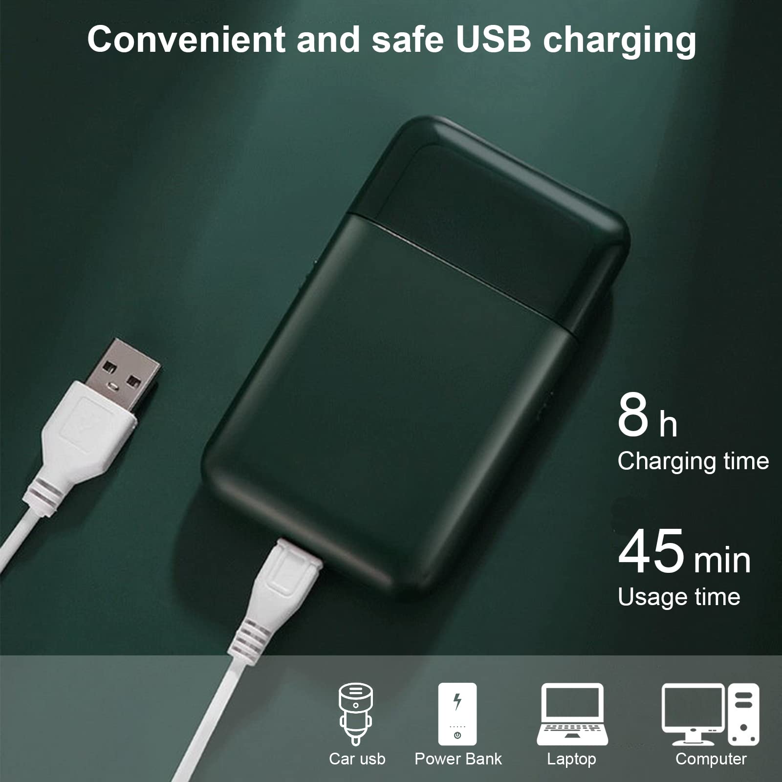 LinMei ultra-thin 16.5mm profile fits pockets for travel.