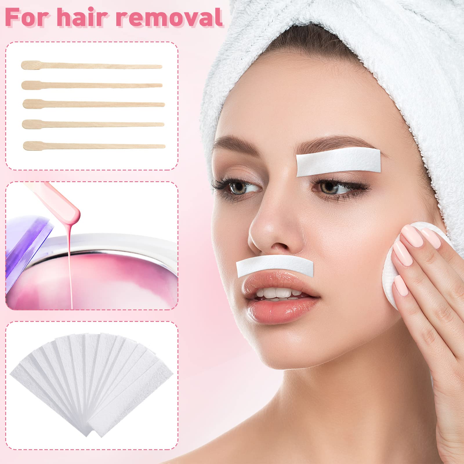 Linyuthia face lip strips; suitable for facial hair removal
