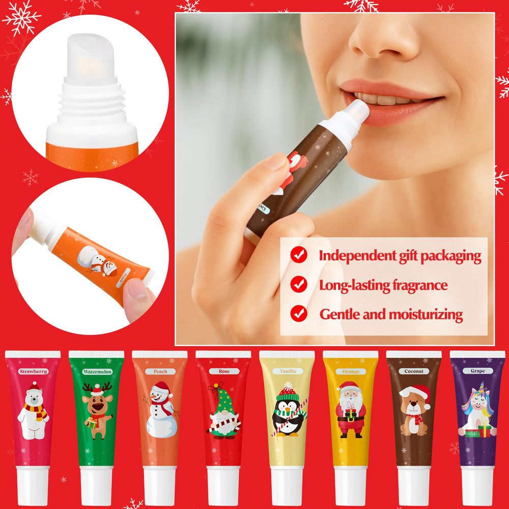 Linyuthia lip balms multicolored pack shot, compact carry-friendly design
