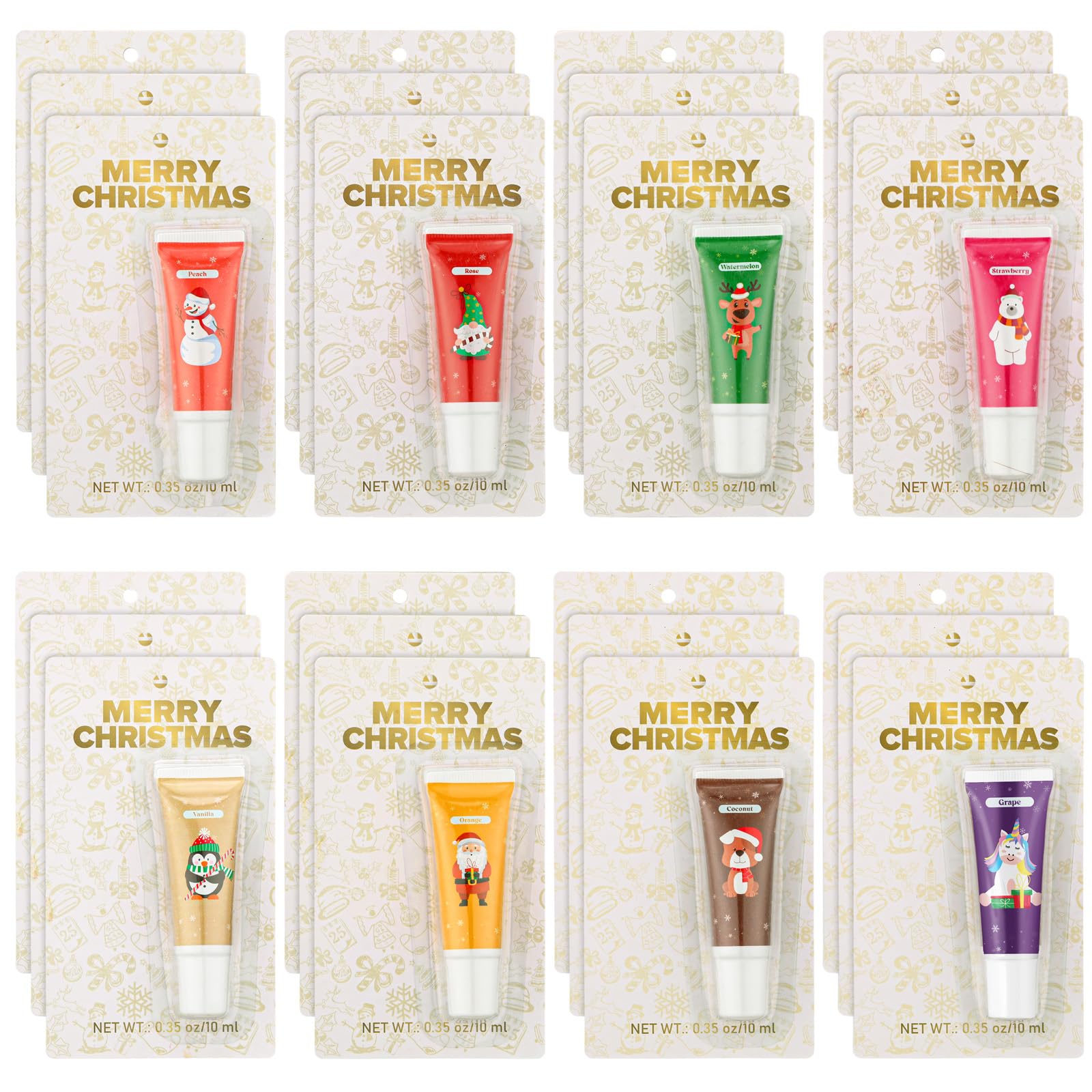 Linyuthia lip balm vanilla tube, gentle hydrating formula for soft lips
