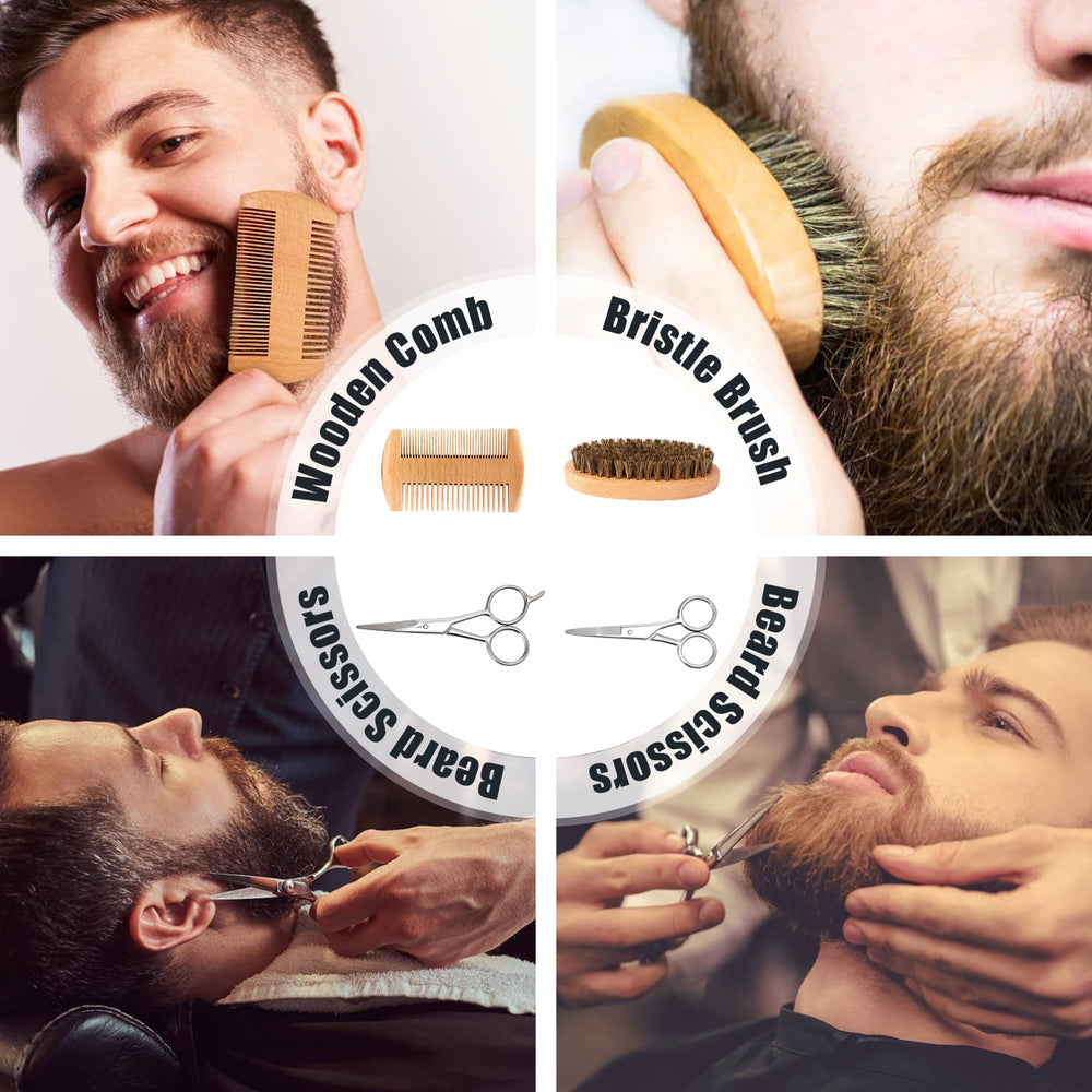 Lionmane beard oil 30ml bottle for soft, moisturized beard and healthy roots.