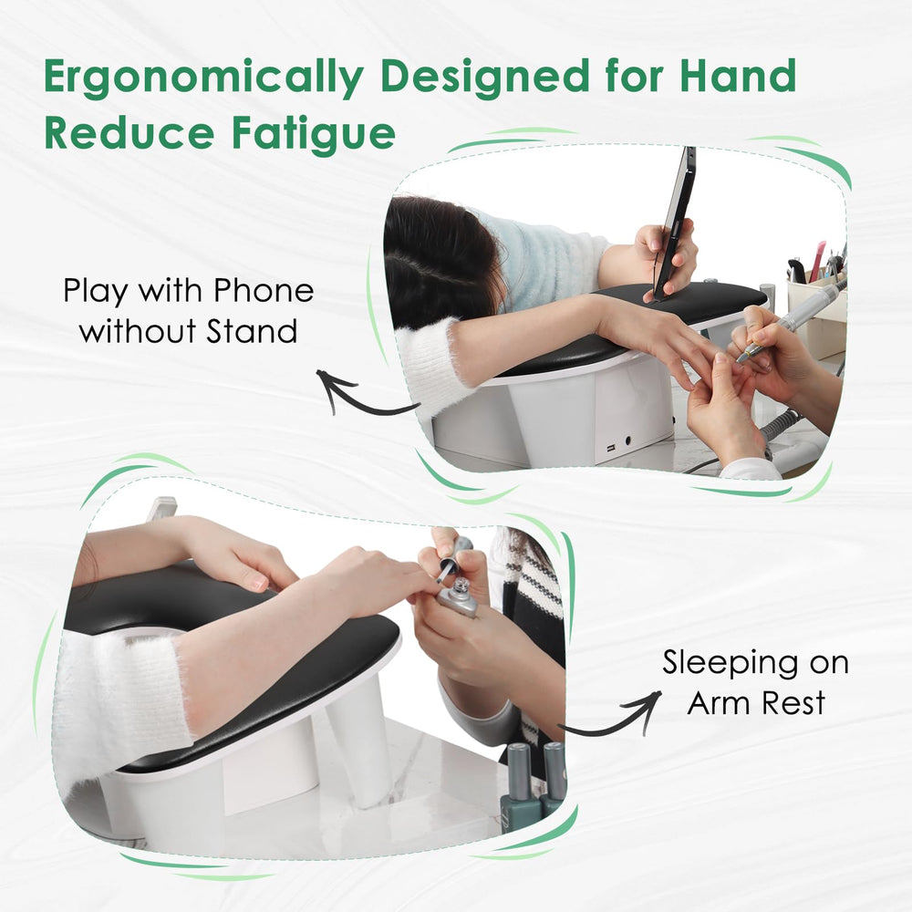 LIONVISON arm rest assembly demonstrates quick installation for busy salons