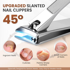 LIONVISON Ingrown Toenail Removal Kit cuticle nippers in action for safe edge cleanup.