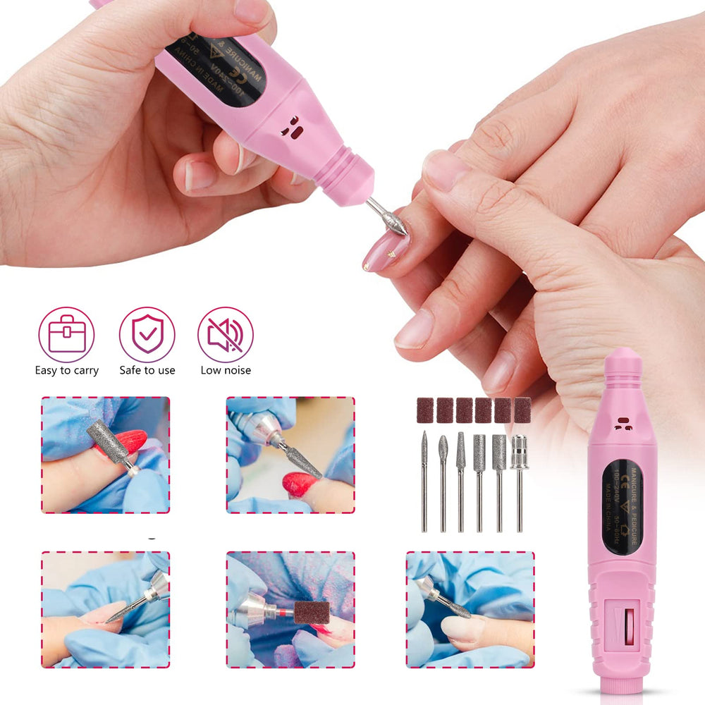 LIONVISION nail kit contents shown, all essentials for at-home practice and skill development