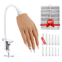 LIONVISION practice hand silicone soft touch demonstrates realistic nail art for beginners