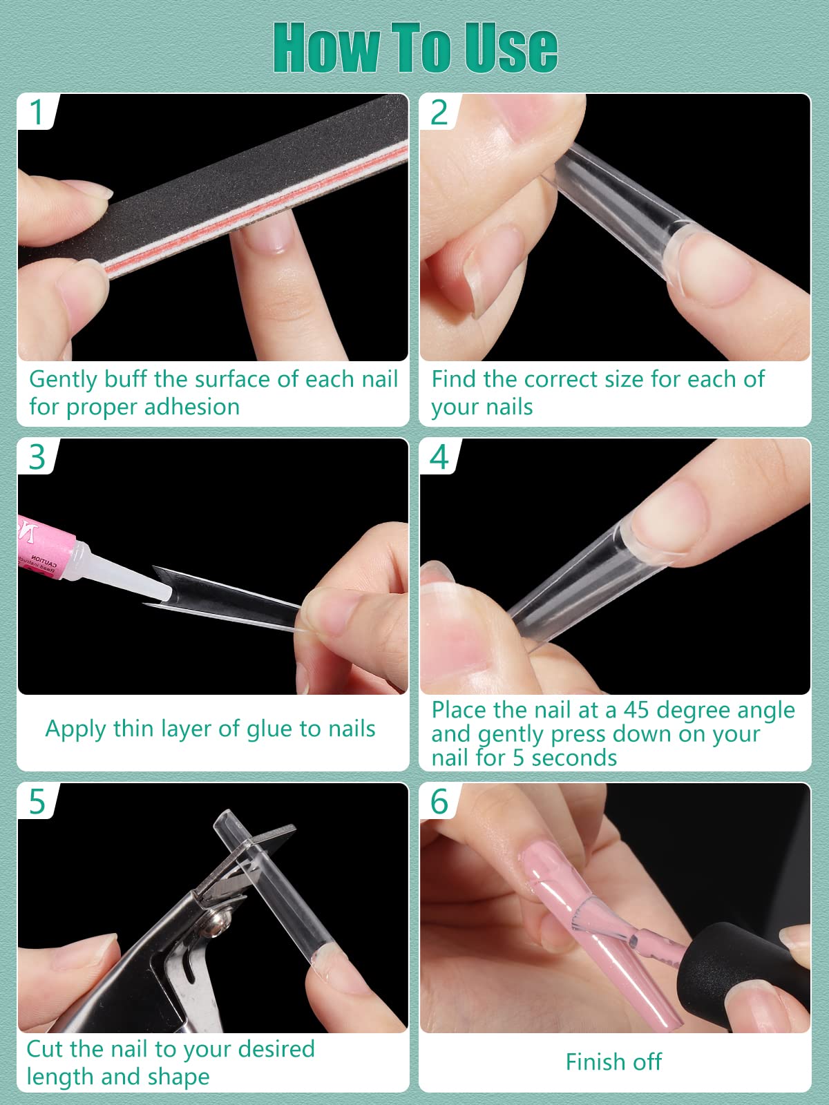 LIONVISION professional salon use scene showcases quick, clean tip application.