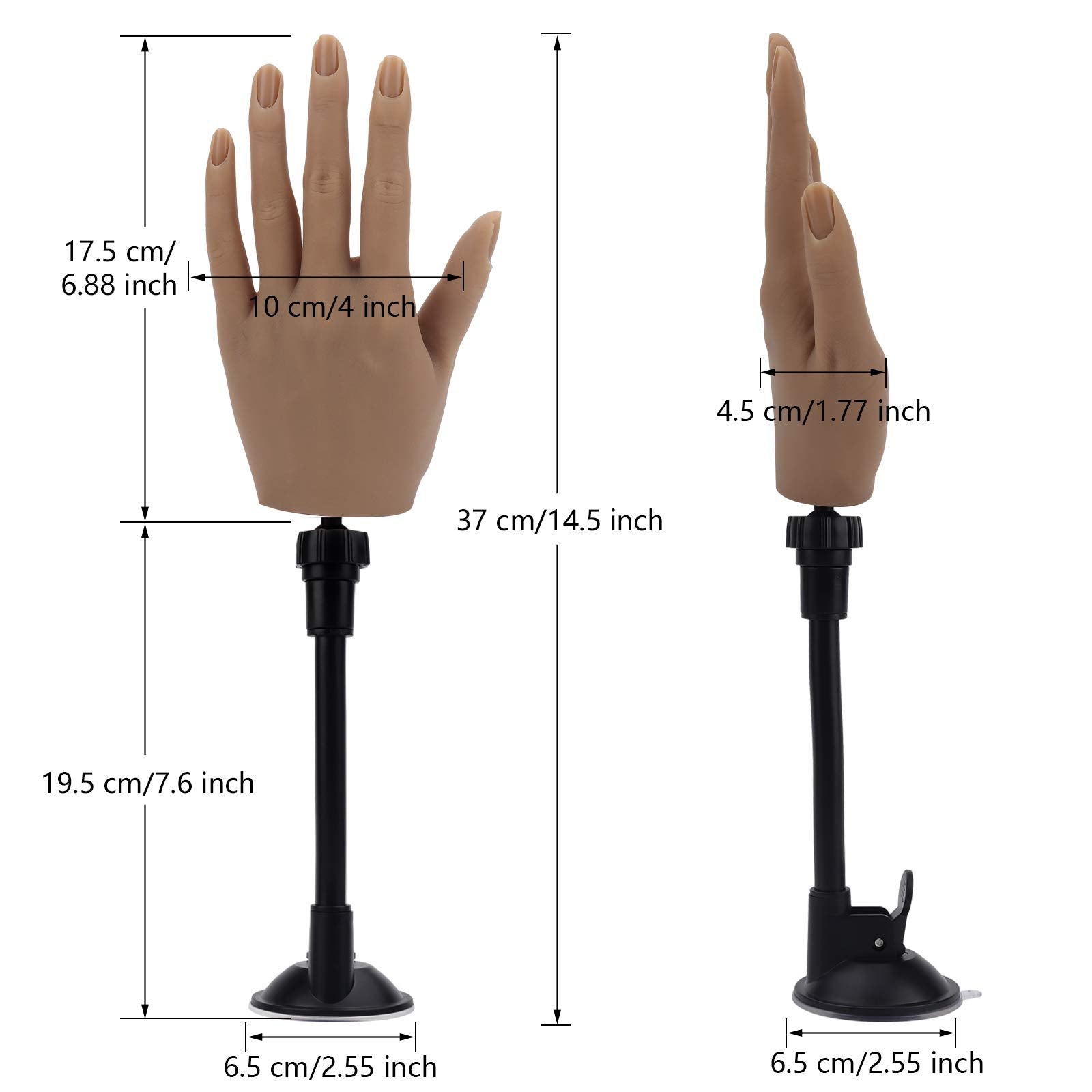 LIONVISON 10mm nail-tip insertion enables realistic tip design and patterns