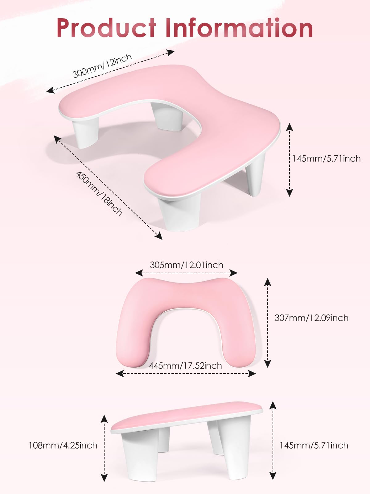 LIONVISON arm rest folds for storage and transport.