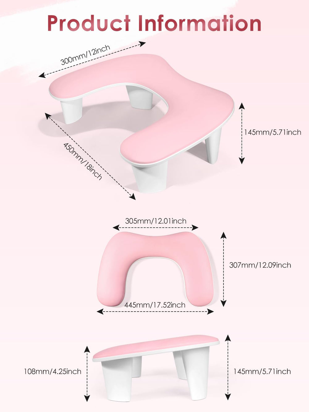 LIONVISON arm rest folds for storage and transport.
