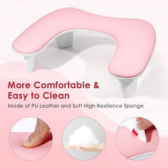 LIONVISON arm rest wide 18x12x6in fits most manicure lamps.