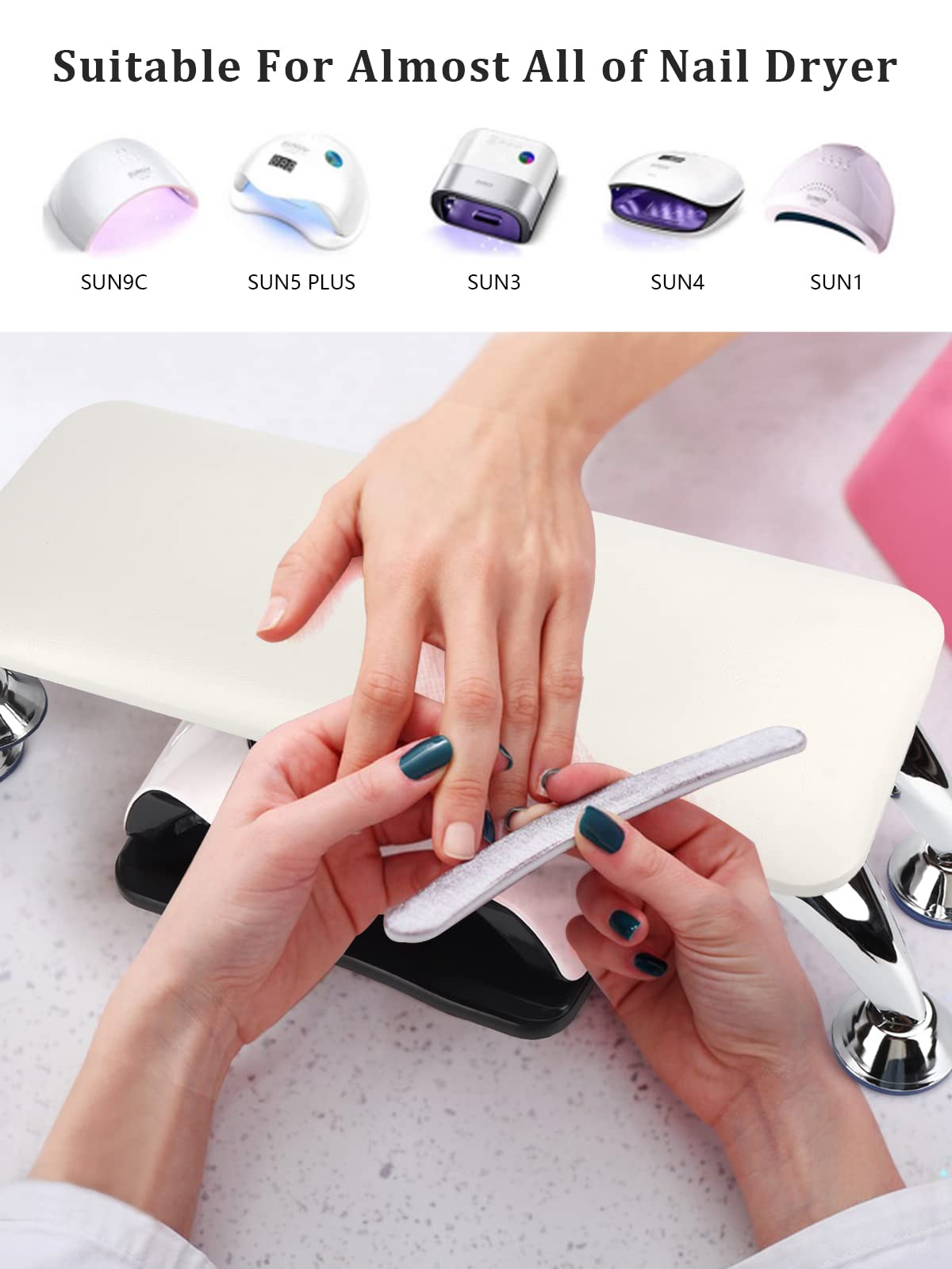 Lionvison nail arm rest universal size fits most nail dryers