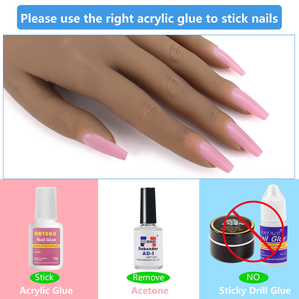 LIONVISON hand compatible with nail lamp for practice sessions