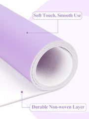 LIONVISON Nail Art Table Mat Purple, side view showing spacious work area for tools