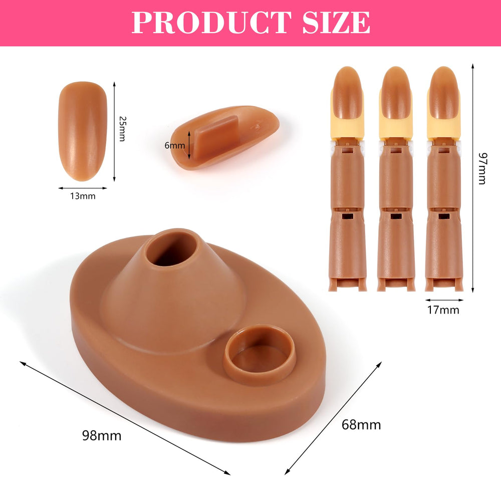 LIONVISON nail extension practice suitable for home or studio