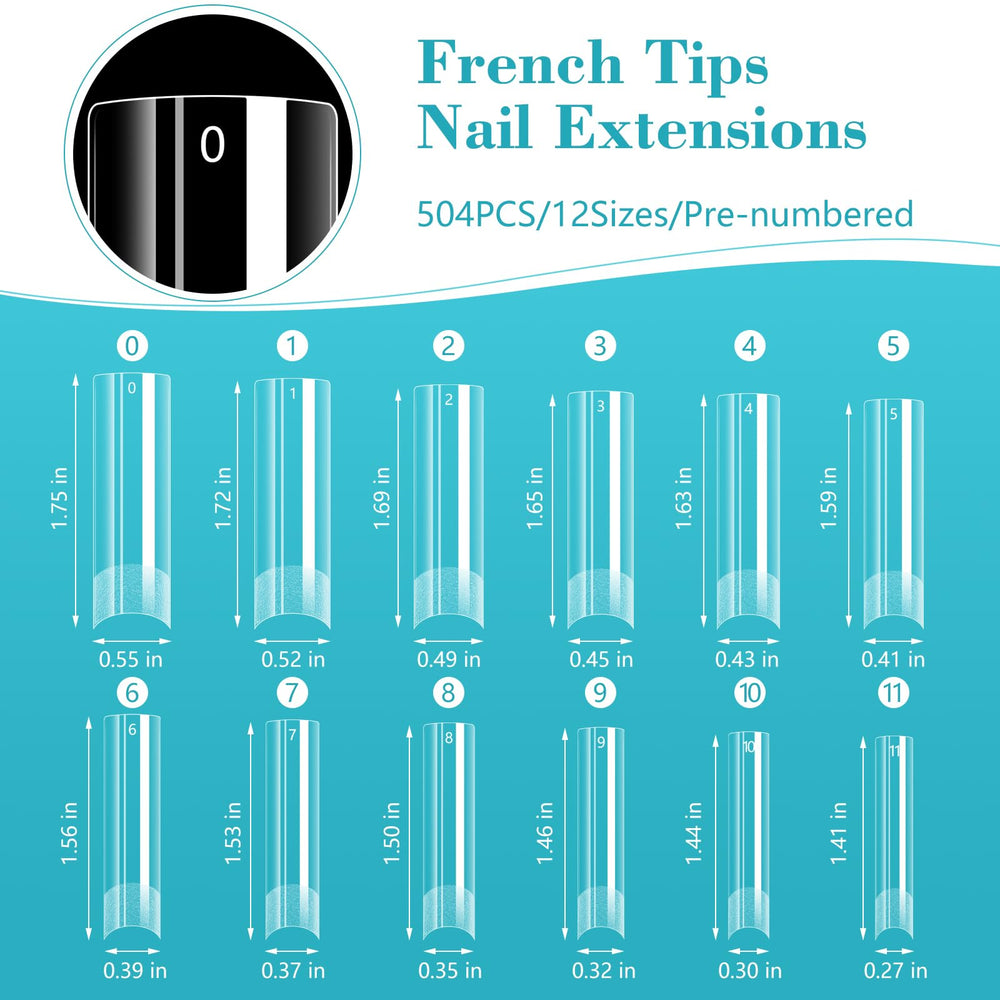 Lionvison nail tips suitable for salon teaching and practice
