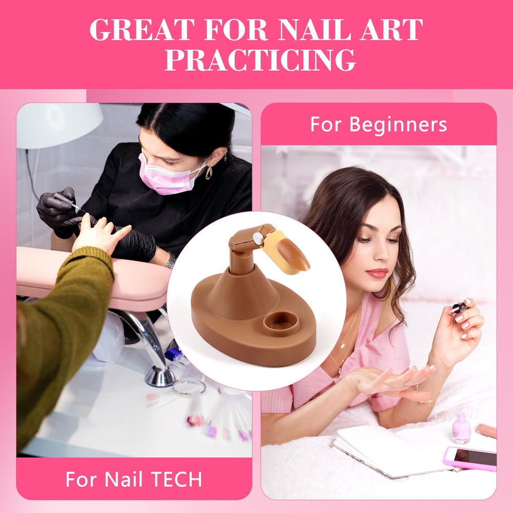 LIONVISON portable nail practice kit fits in a bag