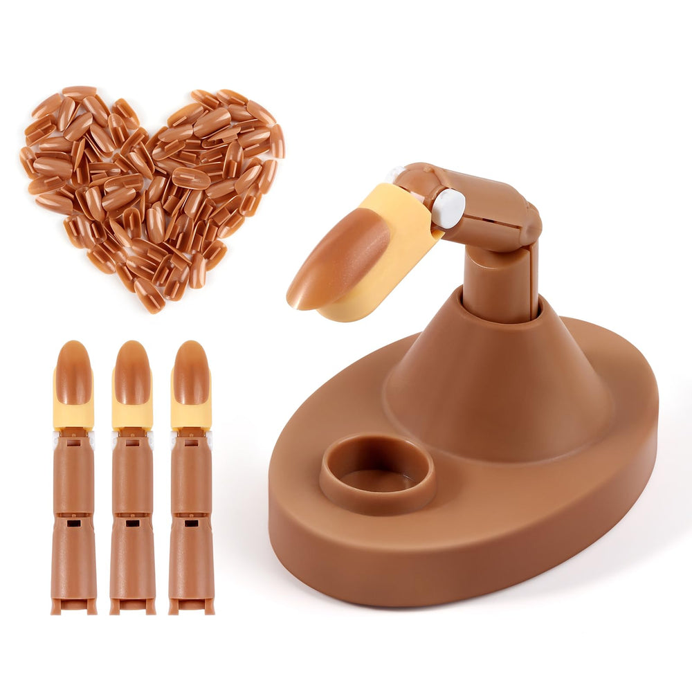 LIONVISON practice fingers 3pcs for realistic nail art practice at home