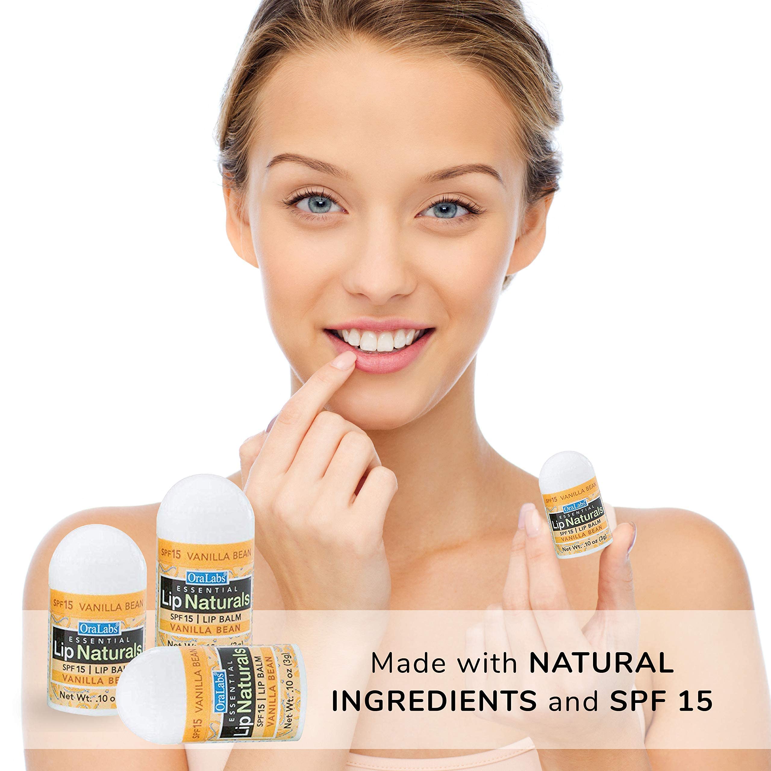 Lip Naturals vanilla bean ingredients include beeswax and coconut oil for nourishment.