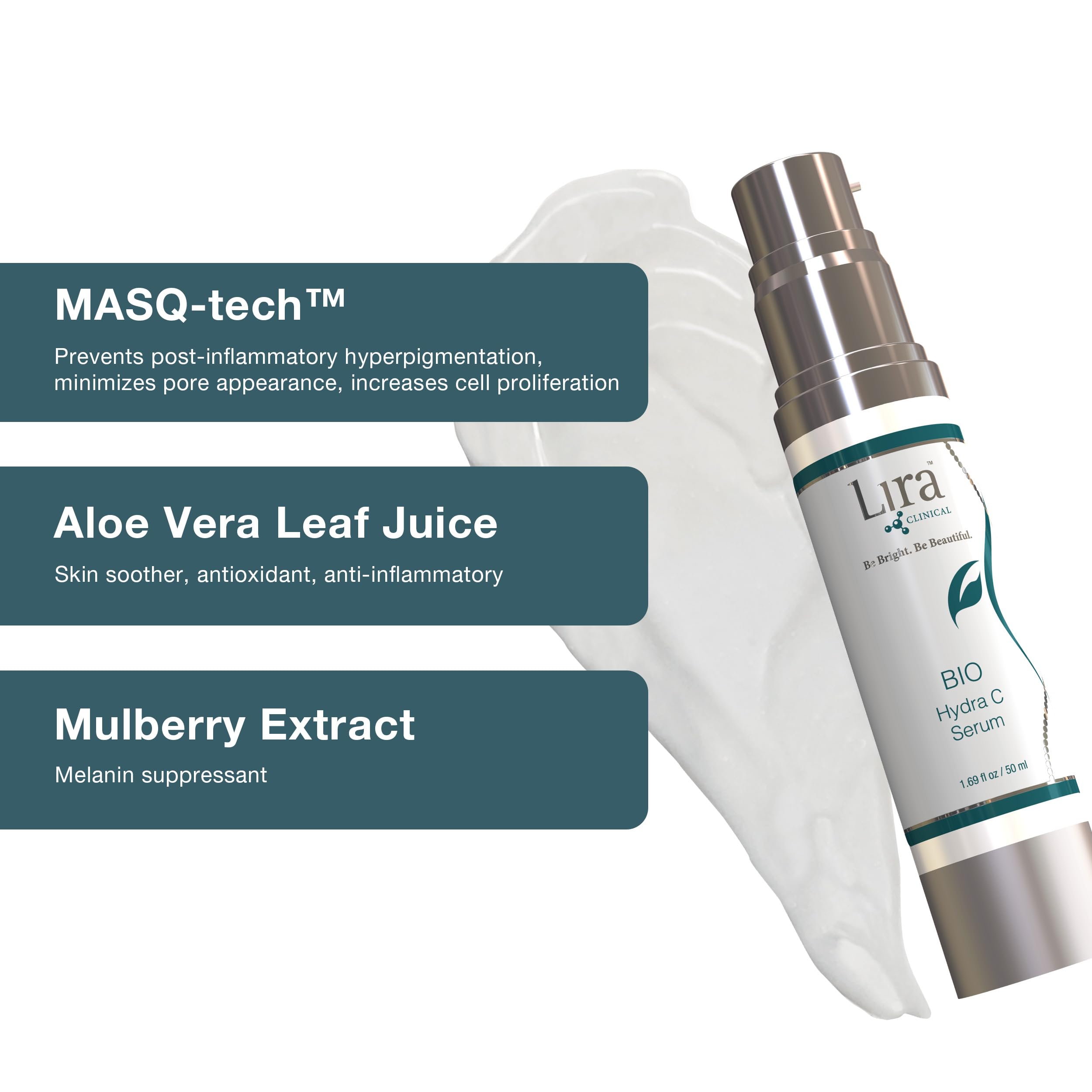 Lira Clinical BIO Hydra C Serum concept image hints at barrier support and hydration.