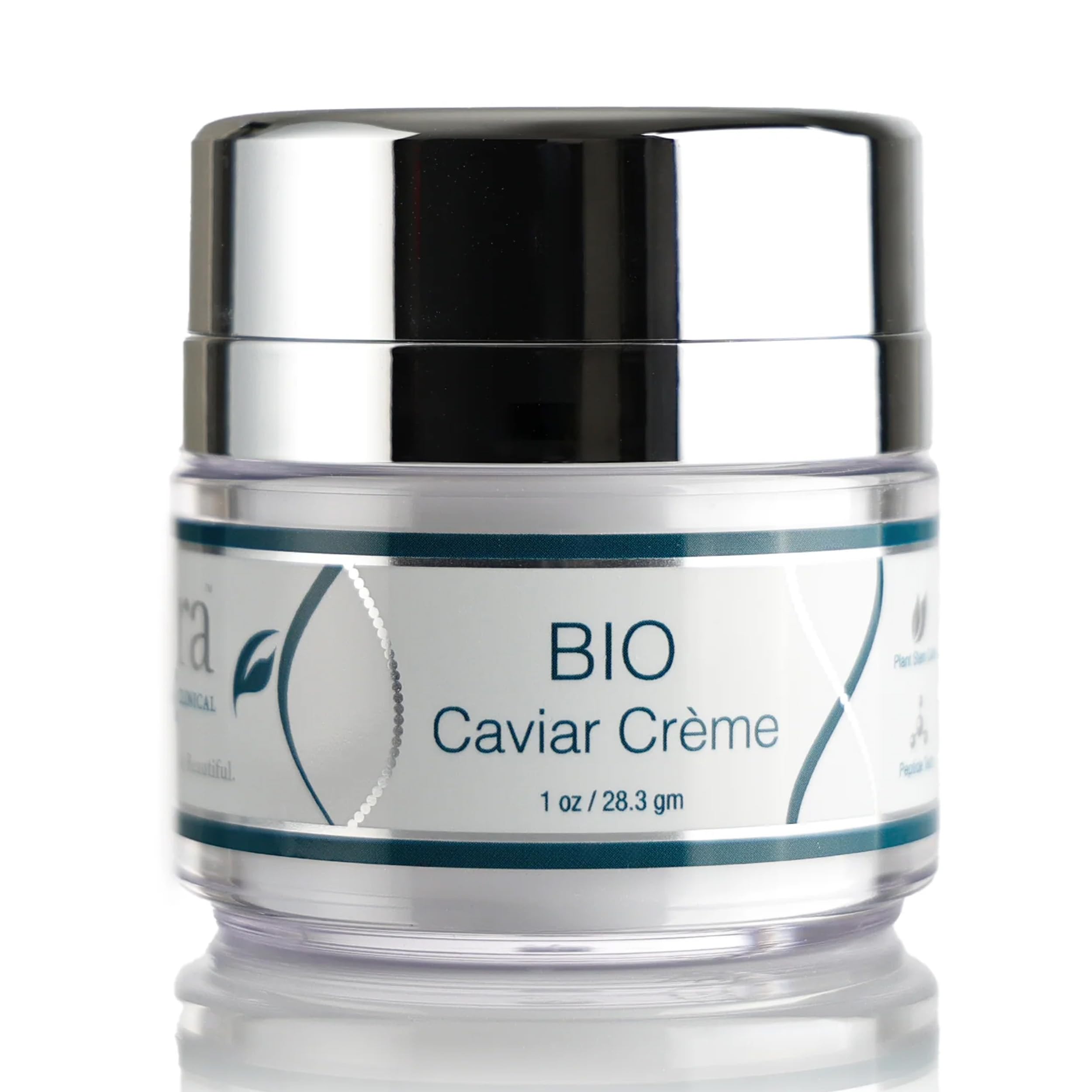 Lira Clinical BIO Caviar Creme travel jar close-up showing rich hydration for daily use