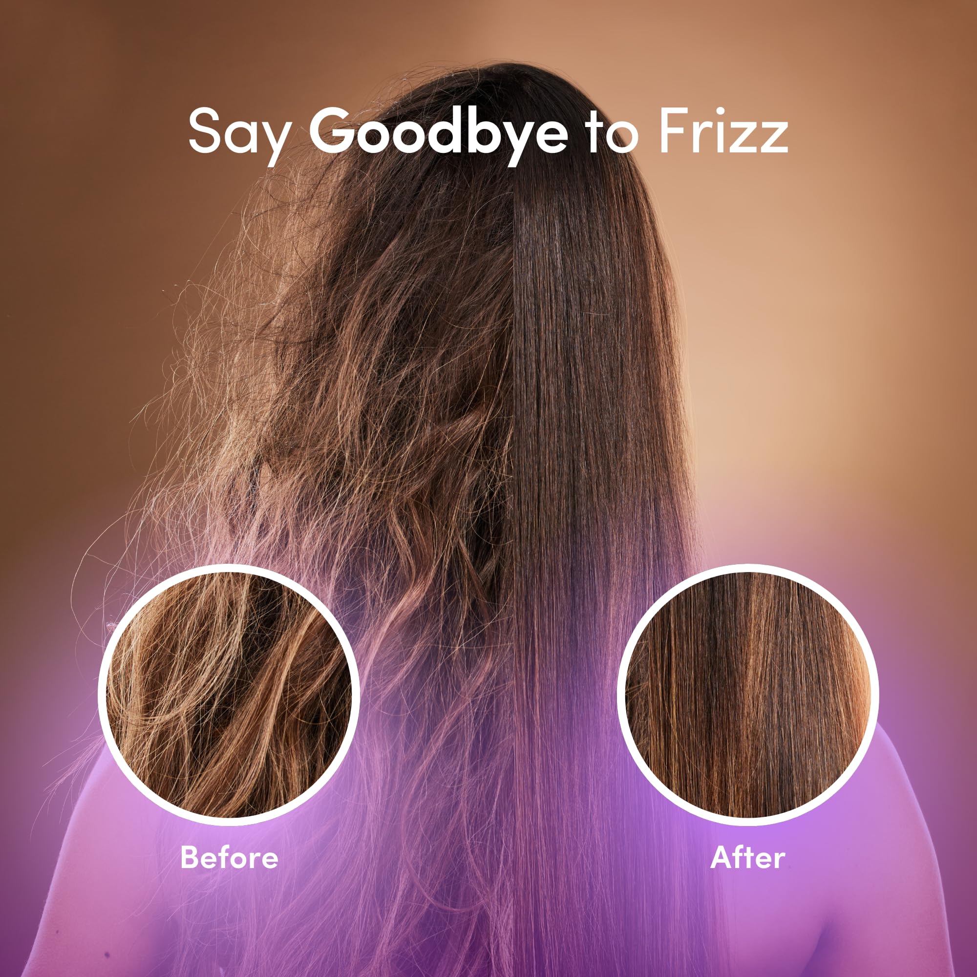 Lisap Heat Protectant applied on damp hair for smoothness
