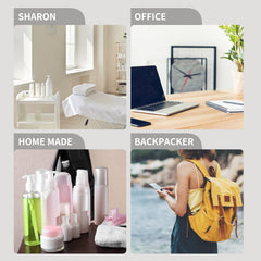 LISAPACK flip-cap dispenser prevents leaks for secure travel