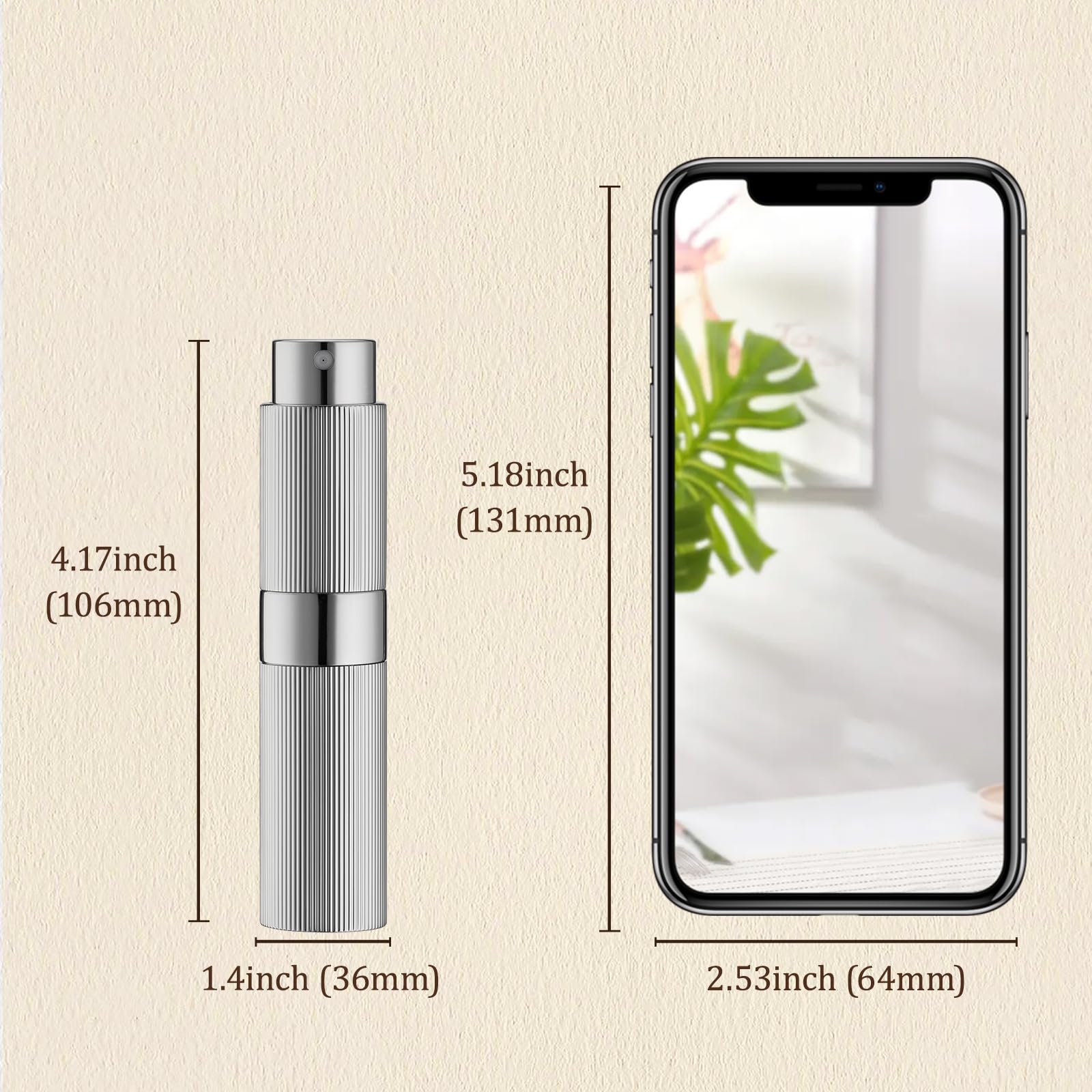 LISAPACK perfume travel atomizer gift-ready packaging suitable for gifting occasions.