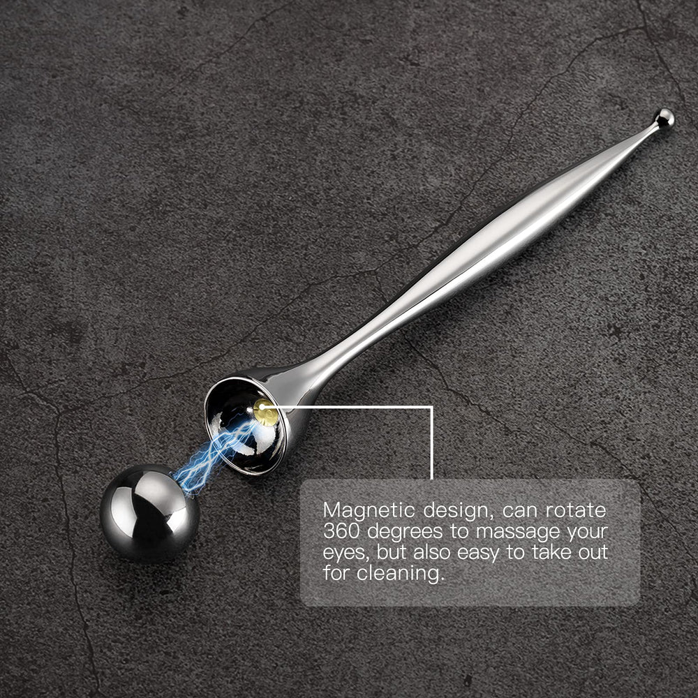 LISAPACK magnet rollerball removable design shown for easy cleaning and cream application.