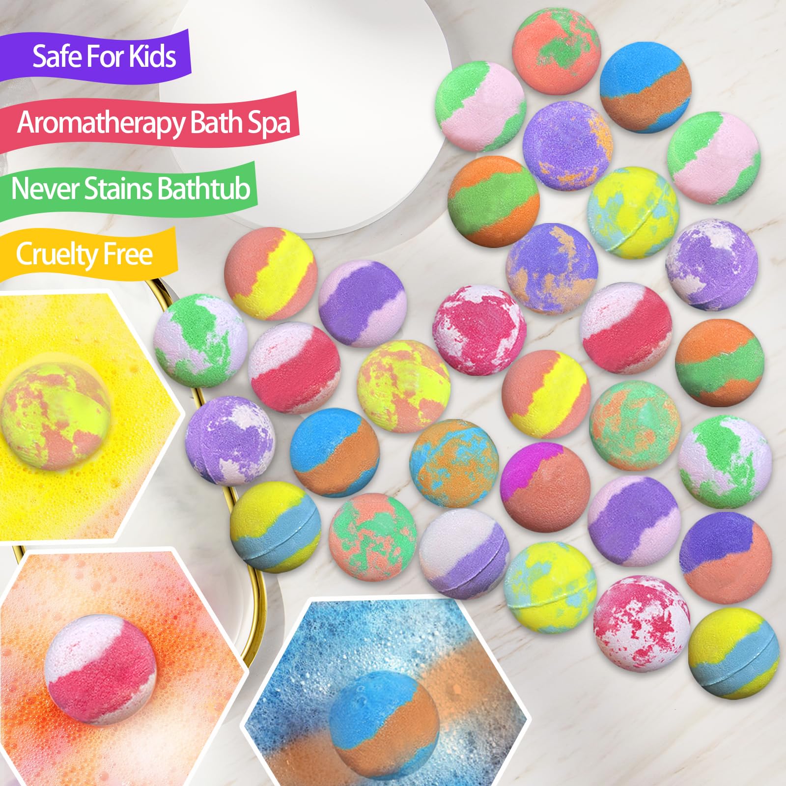 Lisotera bath time kids fizz capturing bubbles and relaxing bath moment