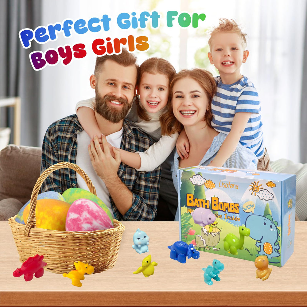 Lisotera dinosaur gift set with built-in surprises is a great gift choice.