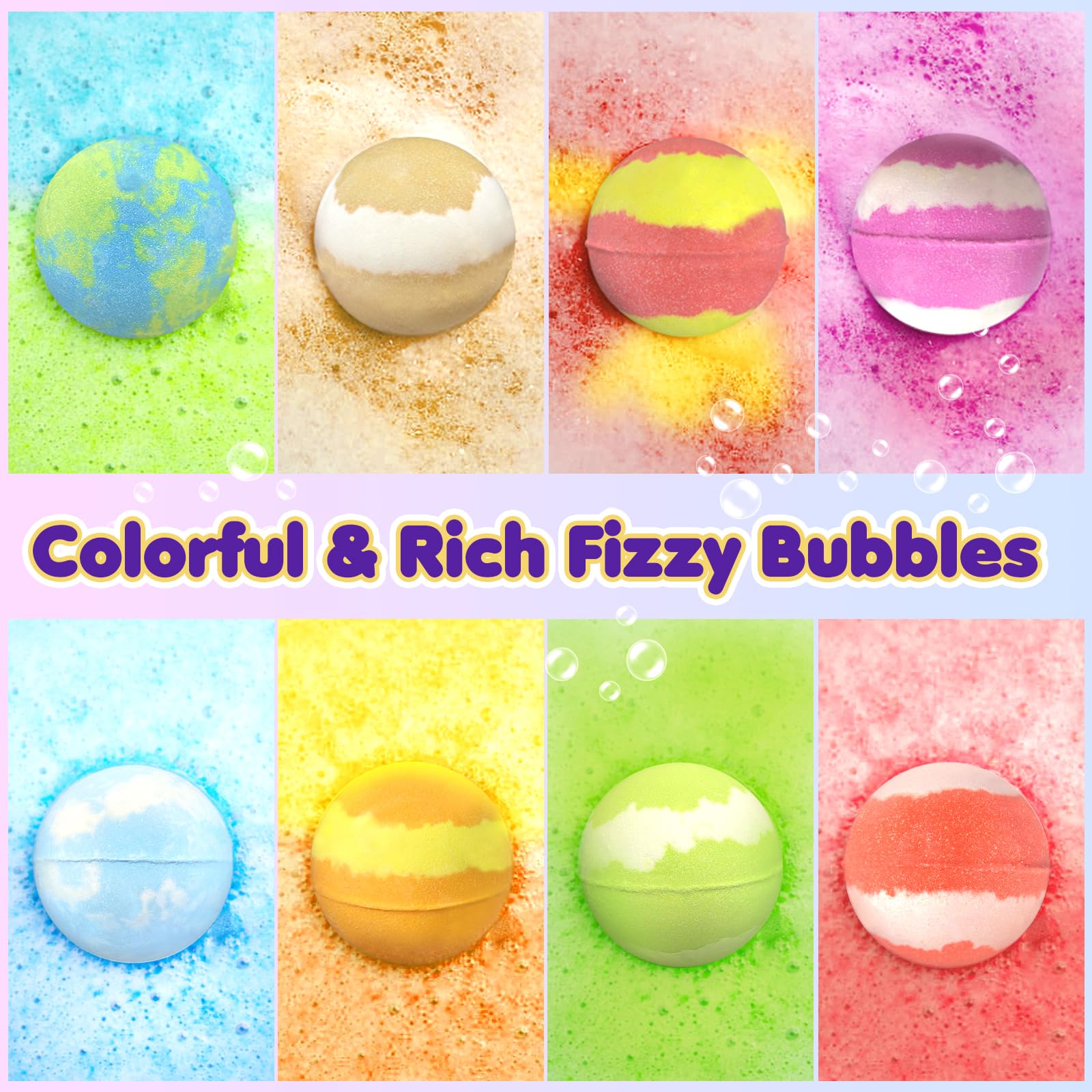 Lisotera easy clean no stain bath bombs keep tub tidy after fun