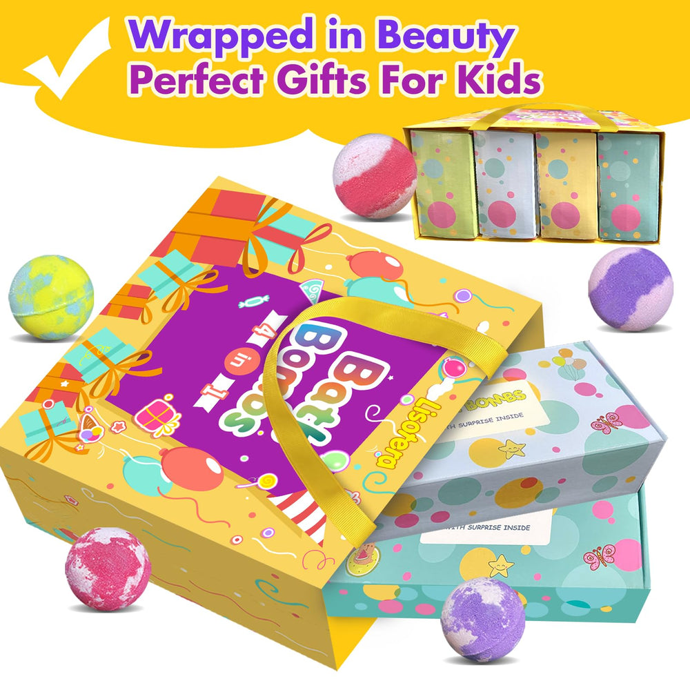 Lisotera gift set 32-pack display of complete bath-time surprise