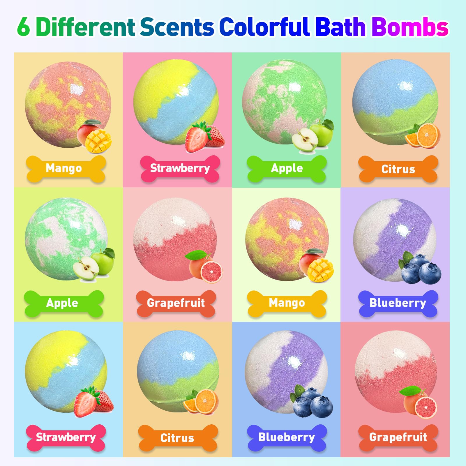 Lisotera six-scent assortment provides varied sensory experiences for kids.