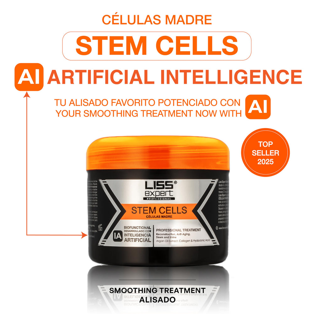 Liss Expert smoothing treatment application on hair for sleek, straight results