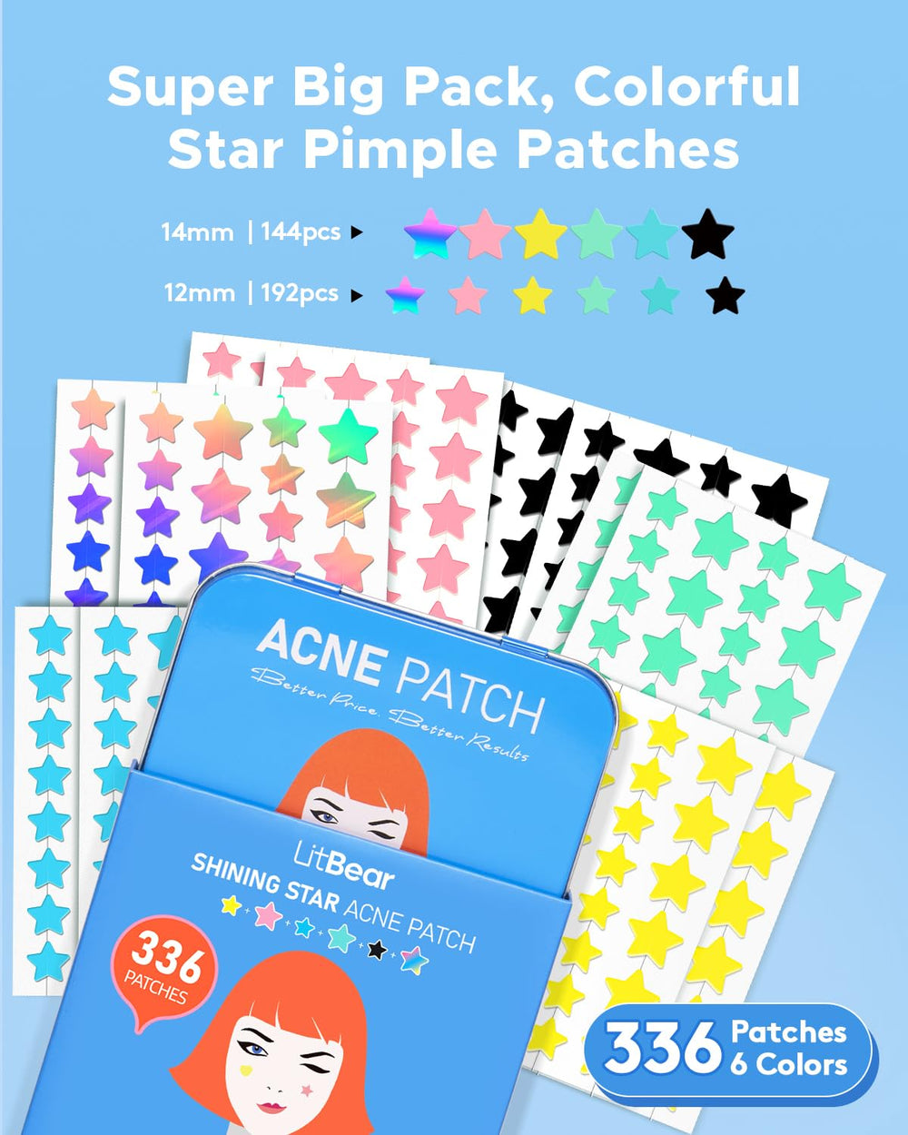 LitBear patches in two sizes for precise targeting.