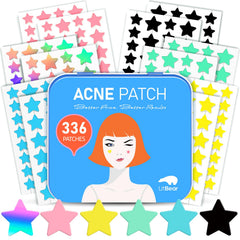 LitBear acne patch star collection in six colors for versatile coverage.