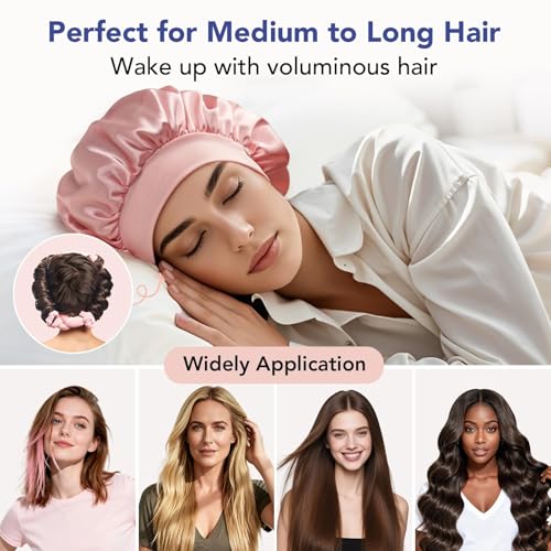 LitBear bedtime application wrapped hair demonstrates neat setup for natural waves.