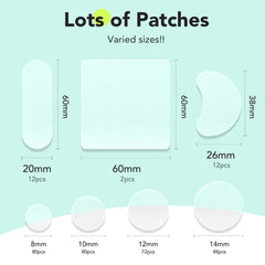 LitBear large pimple patches 12mm target stubborn pimples with absorbent hydrocolloid layer