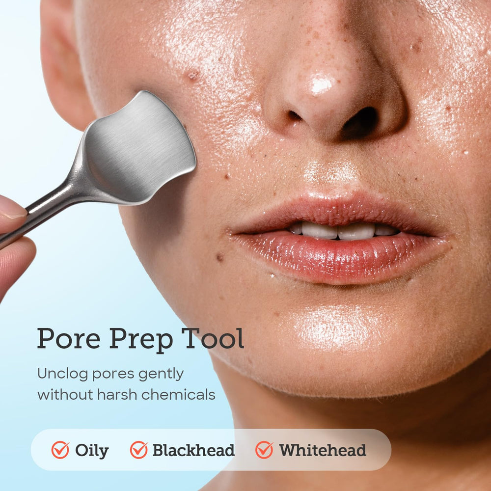 LitBear pimple popper tools set—two sizes for different blemishes, tailored extraction.
