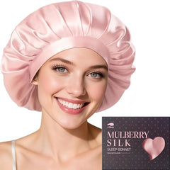 LitBear silk bonnet in a gift box showcases premium presentation for gifting or daily use.
