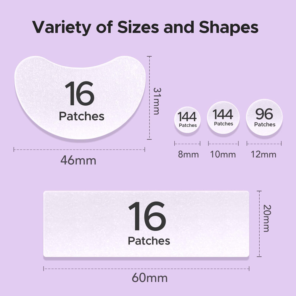 LitBear small patch 12mm fits cheek areas for quick coverage