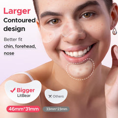 LitBear small patch 8mm blends discreetly while absorbing fluids